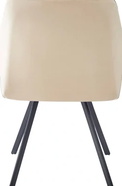 Kayoom Polsterstuhl »Stuhl Amber 125, Toller Stuhl aus Samt, mit Beinen aus Eisen« () 1 Stk.Toller Stuhl aus Samt, Glamour in Ihr Zuhause, mit Beinen aus Eisen