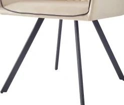 Kayoom Polsterstuhl »Stuhl Amber 125, Toller Stuhl aus Samt, mit Beinen aus Eisen« () 1 Stk.Toller Stuhl aus Samt, Glamour in Ihr Zuhause, mit Beinen aus Eisen