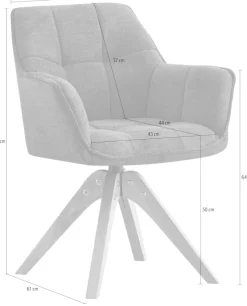 Kayoom Polsterstuhl »Stuhl Dian 325 bequem, formschönes Design« () 1 Stk.stabil & robust, hochwertige Verarbeitung, bequem