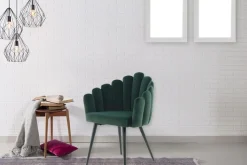 Kayoom Polsterstuhl »Stuhl Jeane 625, mit samtweichem Bezug, bequem und gemütlich« () 1 Stk.samtweicher Bezug, modern, bequem und gemütlich, mit samtweichem Bezug