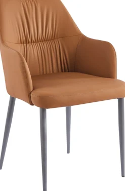 Kayoom Polsterstuhl »Stuhl Merit 125 2er-Set, bequemer Sitzkomfort, Handarbeit« (Set) 2 Stk.Bequem gepolstert, mit Armlehne, Handmanufaktur