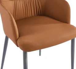 Kayoom Polsterstuhl »Stuhl Merit 125 2er-Set, bequemer Sitzkomfort, Handarbeit« (Set) 2 Stk.Bequem gepolstert, mit Armlehne, Handmanufaktur