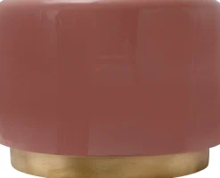Kayoom Sitzhocker »Hocker Artisse, Edler Touch durch goldenen Sockel« 1 Stk. tlg. stilvoll, farbig lackiert, dekorativ, Moderner Look