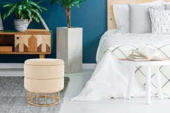 Kayoom Stauraumhocker »Hocker Zero 525, Sitzhocker mit Komfort,runde, moderne Form« 1 Stk. tlg. glamourös, elegant, mit Stauraum, Bezug aus samtweichem Stoff