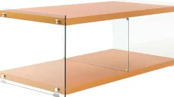 Kayoom TV-Schrank »TV-Tisch Elementary, eckige Form, viel Ablagefläche« 1 Stk. tlg. TV-Tisch, gehärtetes Glas, pflegeleicht