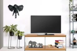 Kayoom TV-Schrank »TV-Tisch Elementary, eckige Form, viel Ablagefläche« 1 Stk. tlg. TV-Tisch, gehärtetes Glas, pflegeleicht