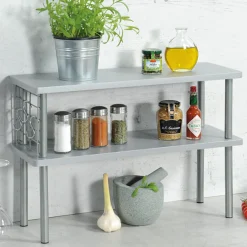 KESPER® Küchenregal »mit 2 Ebenen, FSC« 1 Stk. tlg. inkl. Harken für z.B. Scheren...