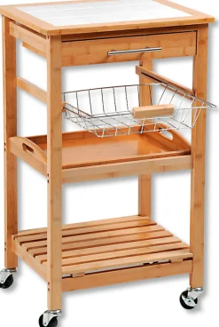 KESPER® Küchenwagen »Servierwagen« 1 Stk. tlg. Abdeckplatte aus hitzebeständigen Fliesen