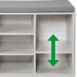 KESPER® Schuhschrank »KESPER Schuhschrank mit Sitzkissen, FSC«