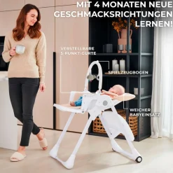Kinderkraft Hochstuhl »TUMMIE« () mit Liegefunktion
