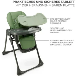 Kinderkraft Hochstuhl »TUMMIE« () mit Liegefunktion