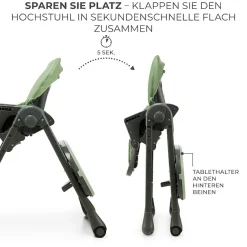 Kinderkraft Hochstuhl »TUMMIE« () mit Liegefunktion