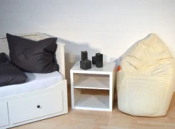 KiNZLER Sitzsack »Manchester« 1 Stk. tlg. Uni Farben, Cord, mit Tasche & Tragegriff, Wohnzimmer & Kinderzimmer