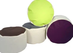 KiNZLER Sitzsack »Sitzhocker BICO« 1 Stk. tlg. zweifarbig, Outdoor geeignet, ideal im Wohnzimmer & Kinderzimmer