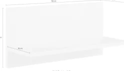 KOCHSTATION Ablageregal »KS-Virginia,neu in verbesserter Ausführung« Stauraum, offene Ablage,Maße (B/H/T): ca. 50/24/18 cm, Regal für Deko und Gewürze