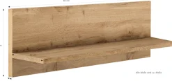KOCHSTATION Ablageregal »KS-Virginia,neu in verbesserter Ausführung« Stauraum, offene Ablage,Maße (B/H/T): ca. 60/24/18 cm, Regal für Deko und Gewürze