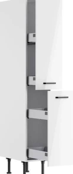 KOCHSTATION Apothekerschrank »KS-Paula« 30 cm breit, 176 cm hoch, 2 Auszüge, 4 Ablagen