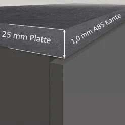 KOCHSTATION Apothekerschrank »KS-Sole,Apothekerkommode« Breite/Höhe 30/85 cm, Anbau-und Unterbau möglich