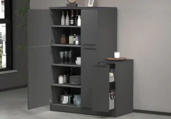 KOCHSTATION Apothekerschrank »KS-Sole,Apothekerkommode« Breite/Höhe 30/85 cm, Anbau-und Unterbau möglich