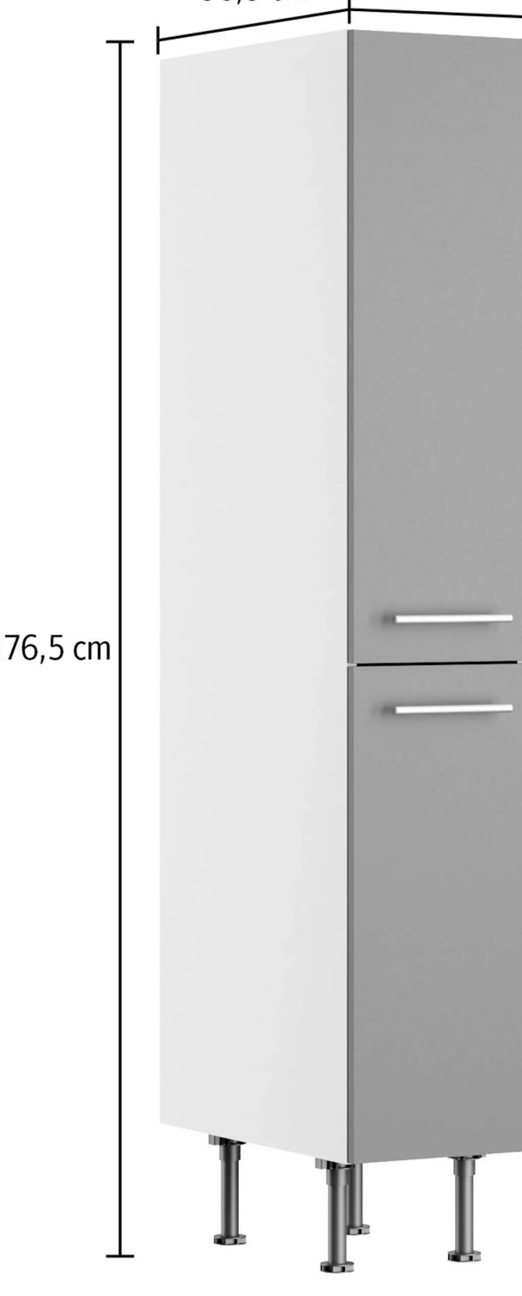 KOCHSTATION Apothekerschrank »KS-Bern2« Breite 30 cm, Höhe 176,6 cm, 2 Auszüge (Höhe 89,2 /70 cm)