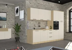 KOCHSTATION Aufsatzschrank »Luna, Hängeschrank, Küchenhängeschrank, Made in Italy« B/T/H: 60×60×20 cm, zusätzlicher Stauraum über der Arbeitsfläche