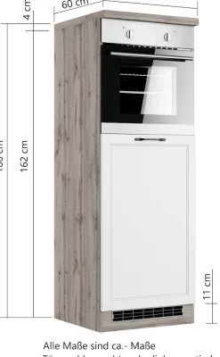KOCHSTATION Backofen/Kühlumbauschrank »KS-Lana« Breite 60 cm