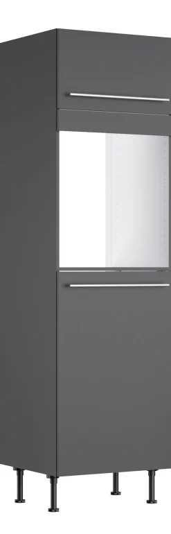 KOCHSTATION Backofen/Kühlumbauschrank »KS-Bern2« B 60 cm, H 211,8 cm, 1 Klappe, 1 Tür (H 89,2 cm), 1 feste Blende