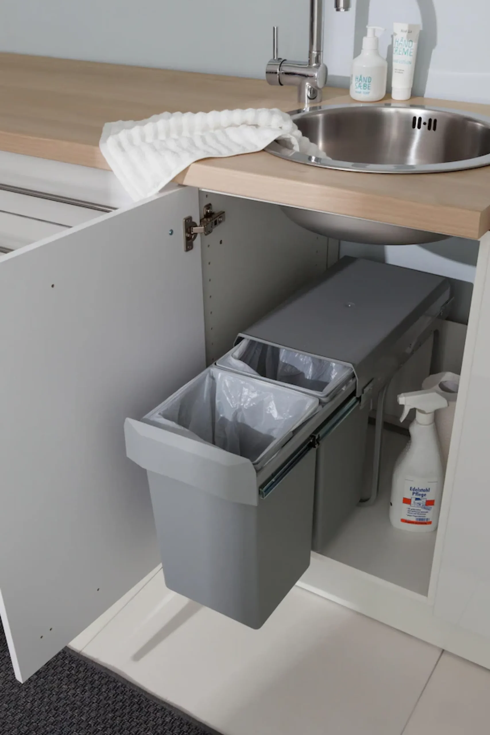 KOCHSTATION Einbauwaschbecken Rundbecken