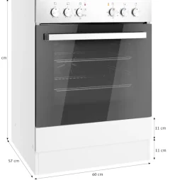 KOCHSTATION Herdumbauschrank »KS-Milan« Herdumbauschrank 60 cm, matte oder hochglänzende Fronten
