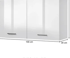 KOCHSTATION Hängeschrank »KS-Trier« Breite 100 cm