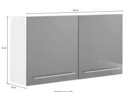 KOCHSTATION Hängeschrank »KS-Trient« 100 cm breit