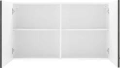 KOCHSTATION Hängeschrank »KS-Tulsa« 100 cm breit, 57 cm hoch, 2 Türen, schwarzer Metallgriff, MDF Front