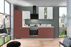KOCHSTATION Küche »"KS-Bari", wahlw. mit E-Geräten & Geschirrspüler« Soft-Close-Funktion und Vollauszug, vormontiert, Breite 280 cm