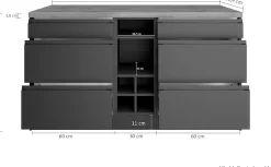 KOCHSTATION Kücheninsel »KS-Bruneck, Breite 153 cm« MDF-Fronten, Arbeitsplatte 38mm stark
