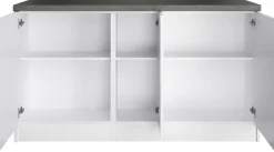 KOCHSTATION Kücheninsel »KS-Lani, Breite 153 cm, mit Flaschenregal« MDF-Fronten, Arbeitsplatte 38mm stark