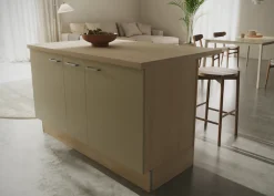 KOCHSTATION Kücheninsel »KS-Lucy« Breite 151 cm, Soft-Close, höhenverstellbare Füße, Metallgriffe