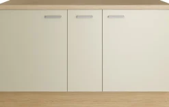 KOCHSTATION Kücheninsel »KS-Lucy« Breite 151 cm, Soft-Close, höhenverstellbare Füße, Metallgriffe