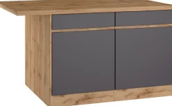 KOCHSTATION Kücheninsel »KS-Riesa« Breite 153 cm, Tiefe 100 cm, MDF-Fronten