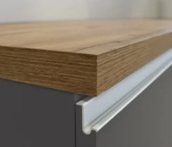 KOCHSTATION Kücheninsel »KS-Sole« Breite 125 cm, mit 2 Türen