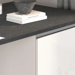KOCHSTATION Kücheninsel »KS-Sole, Kochinsel, Küchenarbeitsblock, Arbeitsinsel, Made in Italy« Breite 167,5 cm, 2 Apothekerauszüge, 2 Essplätze, 1 offenes Regal
