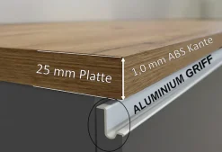 KOCHSTATION Kücheninsel »KS-Sole« Breite 160 cm, 2 Türen, 4 offene Fächer