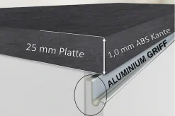 KOCHSTATION Kücheninsel »KS-Sole,Kochinsel,Küchenarbeitsblock,Inselküche,Arbeitsinsel« Breite 155 cm, mit Apothekerauszug, gedämpfte Türen