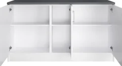 KOCHSTATION Kücheninsel »KS-Toronto« Breite 153 cm, MDF-Fronten, Flaschenregal
