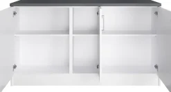 KOCHSTATION Kücheninsel »KS-Toronto« Breite 153 cm, MDF-Fronten, Flaschenregal