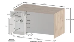 KOCHSTATION Kücheninsel »Sole,Kochinsel,Küchenarbeitsblock,Inselküche,Arbeitsinsel« Breite 160 cm mit 2 Türen,2 Schubkästen, Aluminiumgriff