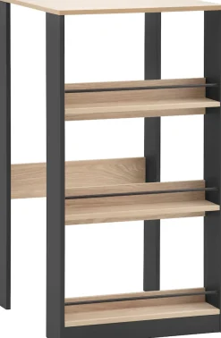 KOCHSTATION Küchentisch »KS-Kolari« 1 Stk. tlg. Breite 58 cm, mit 3 offenen Fächern