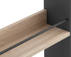 KOCHSTATION Küchentisch »KS-Kolari« 1 Stk. tlg. Breite 58 cm, mit 3 offenen Fächern