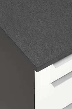 KOCHSTATION Küchenzeile »KS-Brindisi« Breite 220 cm, wahlweise mit E-Geräten, mit MDF-Fronten und Regal