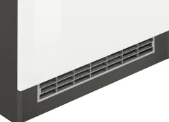 KOCHSTATION Küchenzeile »KS-Brindisi« Breite 220 cm, wahlweise mit E-Geräten, mit MDF-Fronten und Regal