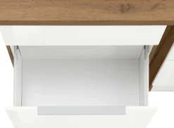 KOCHSTATION Küchenzeile »KS-Brindisi Breite 280 cm« wahlweise mit E-Geräten und Induktion, mit MDF-Fronten und Regal